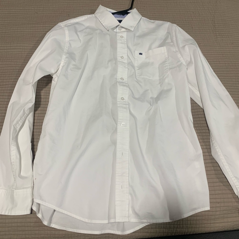 Crown & Ivy White Button Down Shirt